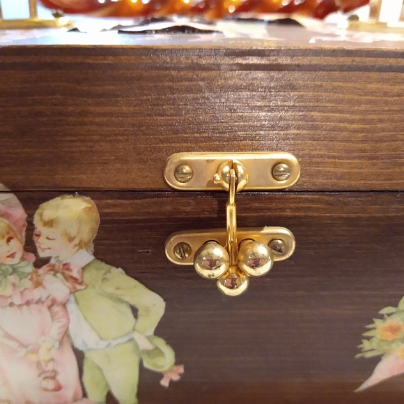 Vintage 70's Wooden Box Purse - Picture 10 of 12